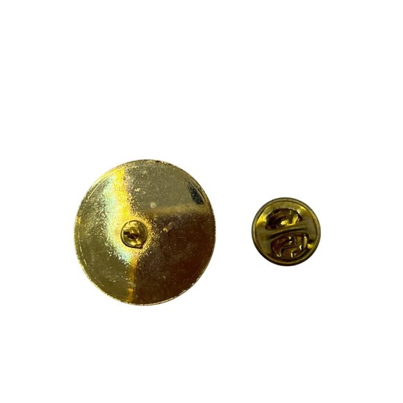 Vintage Gold Tone American Flag Set Of 3 Enamel Lapel Pins With Patriotic Design - Picture 6 of 11